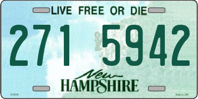 NH license plate 2715942