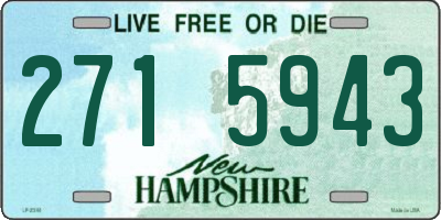 NH license plate 2715943