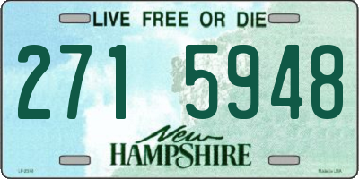 NH license plate 2715948