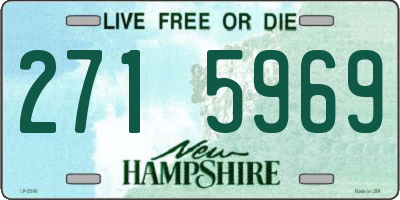 NH license plate 2715969