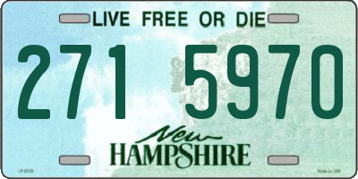 NH license plate 2715970