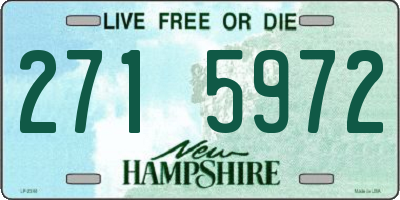 NH license plate 2715972