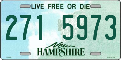 NH license plate 2715973