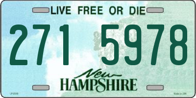 NH license plate 2715978