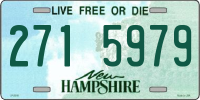 NH license plate 2715979