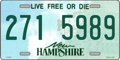 NH license plate 2715989