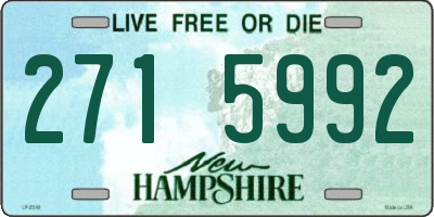 NH license plate 2715992