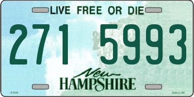 NH license plate 2715993
