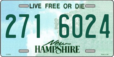 NH license plate 2716024