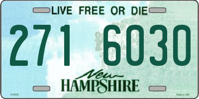 NH license plate 2716030