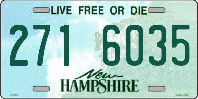 NH license plate 2716035