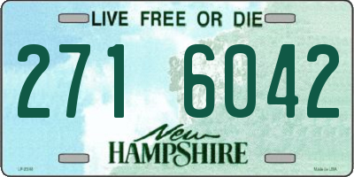 NH license plate 2716042