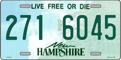NH license plate 2716045