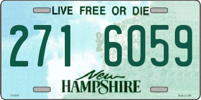 NH license plate 2716059