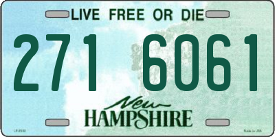 NH license plate 2716061