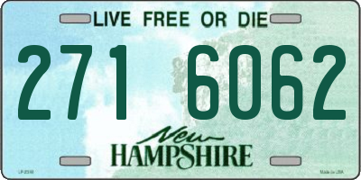 NH license plate 2716062