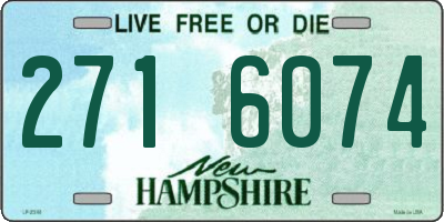 NH license plate 2716074