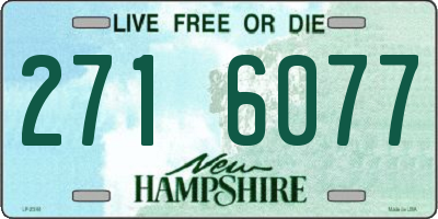 NH license plate 2716077