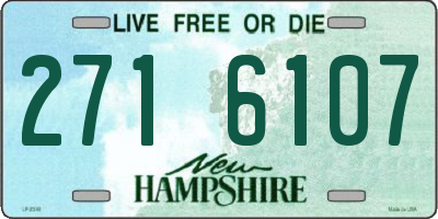 NH license plate 2716107