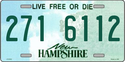 NH license plate 2716112