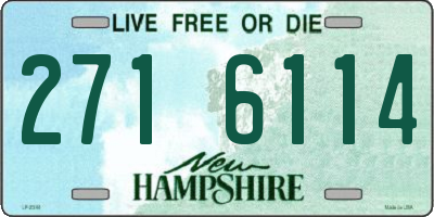 NH license plate 2716114