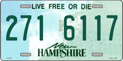 NH license plate 2716117