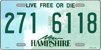 NH license plate 2716118