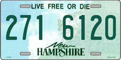 NH license plate 2716120