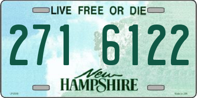NH license plate 2716122