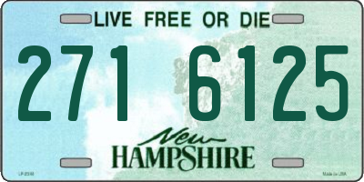 NH license plate 2716125