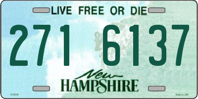 NH license plate 2716137