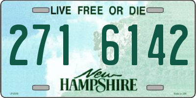 NH license plate 2716142