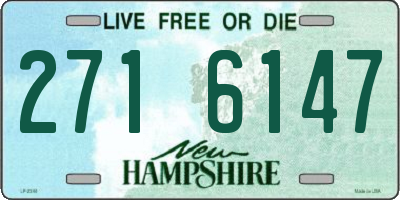 NH license plate 2716147