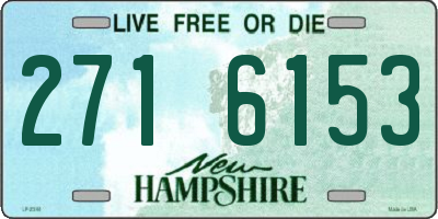 NH license plate 2716153