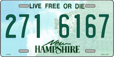 NH license plate 2716167