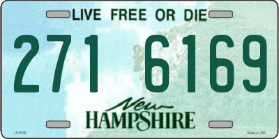 NH license plate 2716169