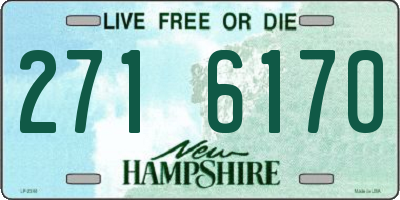 NH license plate 2716170