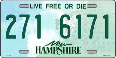 NH license plate 2716171