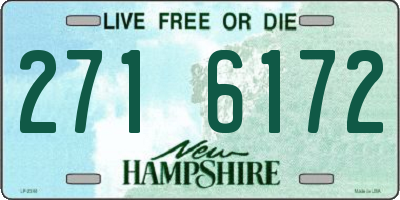 NH license plate 2716172