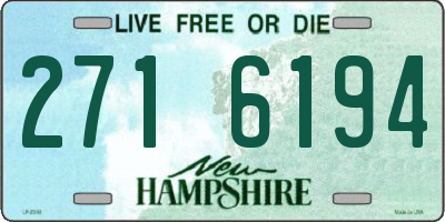 NH license plate 2716194
