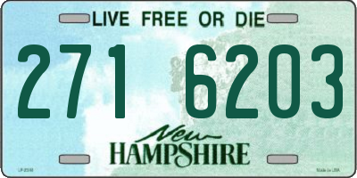NH license plate 2716203