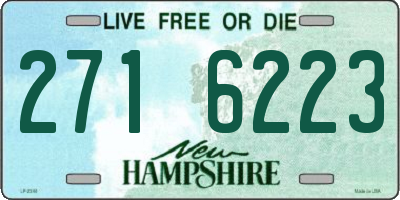 NH license plate 2716223