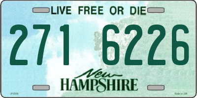 NH license plate 2716226