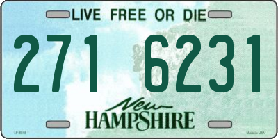 NH license plate 2716231