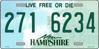 NH license plate 2716234
