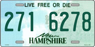 NH license plate 2716278