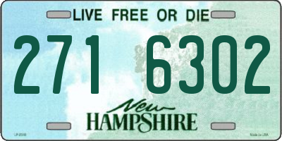 NH license plate 2716302