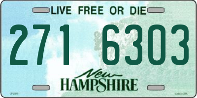 NH license plate 2716303