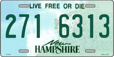 NH license plate 2716313