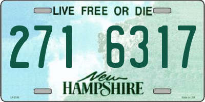 NH license plate 2716317